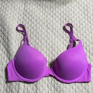 PINK Victoria's Secret Vibrant Purple Push Up Convertible Bra